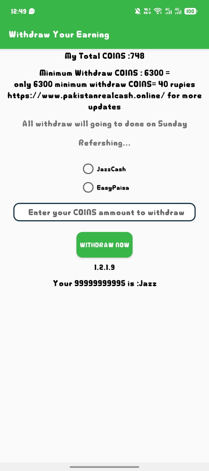 Pakistan Real Cash App Screenshot 4